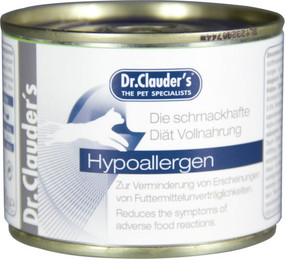 Produktbild von Dr. Clauder's Hypoallergen Diätnahrung Dose Katzennassfutter Sparpaket 12 x 200 Gramm