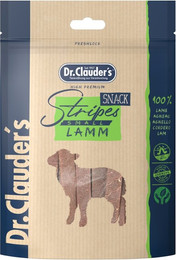 Produktbild von Dr Clauder´s Lammfleisch Stripes Small Hundesnack 10 x 80 Gramm