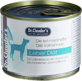 Produktbild von Dr. Clauder's LPD Leber Diät 200g Dosen Hundenassfutter Sparpaket Leber Diät 12x200g