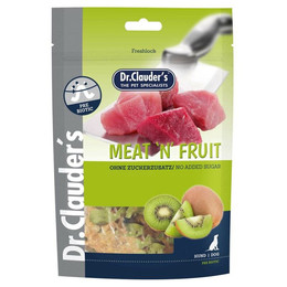 Produktbild von Dr. Clauder's Meat'n'Fruit Kiwi & Hühnchen Snack - 10 x 80 g