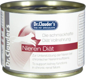 Produktbild von Dr. Clauder's Nieren Diätnahrung Dose Katzennassfutter Sparpaket 12 x 200 Gramm