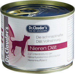 Produktbild von Dr. Clauder's RSD Nieren Diät Hundenassfutter Sparpaket Nieren Diät 12x200g
