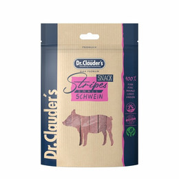 Produktbild von Dr. Clauder's Schweinefleisch Stripes Small - 10 x 80 g