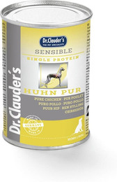 Produktbild von Dr. Clauder's Sensible 400g Dosen Hundenassfutter Sparpaket Huhn pur 12x400g
