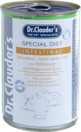 Produktbild von Dr. Clauder's Special Diet Intestinal 400g Dosen Hundenassfutter Sparpaket Intestinal 12x400g