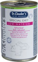 Produktbild von Dr. Clauder's Special Diet Low Natrium 400g Dosen Hundenassfutter Sparpaket Low Natrium 12x400g