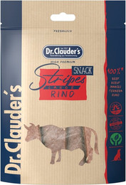 Produktbild von Dr Clauder´s Stripes L 80 Gramm Hundesnack 10 x 80 Gramm Rinderfleisch