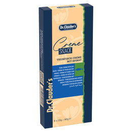Produktbild von Dr.Clauder's Thunfisch Creme mit Spinat - 8 x 90 g