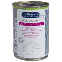 Produktbild von Dr Clauder Special Diet Low Natrium Nassfutter für Hunde - 6 x 400 g