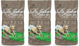 Produktbild von Dr John Getreidefreies Huhn & Kartoffeln 3x2 kg