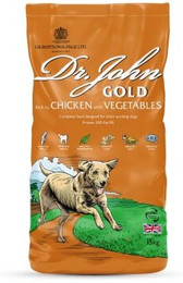 Produktbild von Dr John Gold Trockenfutter Huhn und Gemüse - 15 kg