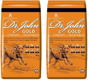 Produktbild von Dr John Gold Trockenfutter Huhn und Gemüse - 2 x 15 kg