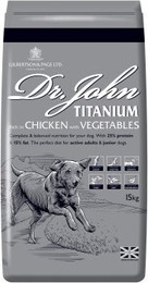Produktbild von Dr John Titanium Reich an Huhn mit Gemüse - 15 kg