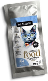 Produktbild von DR MALOU Gefriergetrocknete Nahrung Ente mit Lamm Trockenfutter für Katzen 10g