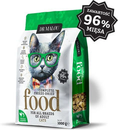 Produktbild von DR MALOU Gefriergetrocknetes Futter Huhn mit Lachs 1 kg Trockenfutter für Katzen