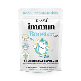 Produktbild von Dr. SAM immunBooster Dog - Hochdosiertes Pulver für Hunde zur Stärkung des Immunsystems 90 g