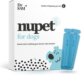 Produktbild von Dr. SAM nupet Pipette für Hunde - 2 x 1 ml
