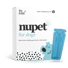 Produktbild von Dr. SAM nupet Pipette für Hunde S - 2 x 1 ml