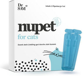Produktbild von Dr. SAM nupet Pipette für Katzen - 2 x 1 ml
