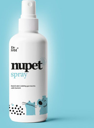 Produktbild von Dr. SAM nupet Spray geraniolbasiert für Hunde und Katzen - 200 ml