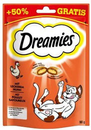 Produktbild von Dreamies +50% gratis 6x90g Huhn