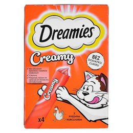 Produktbild von Dreamies Creamy Katzenleckerlis mit Huhn - 20 x 10 g