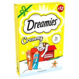 Produktbild von DREAMIES Creamy Snack mit Huhn und Lachs - 7 x 120 g