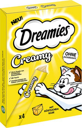 Produktbild von Dreamies Creamy Snacks Käse - 44 x 10 g