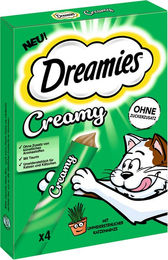 Produktbild von Dreamies Creamy Snacks Katzenminze - 44 x 10 g