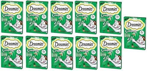 Produktbild von DREAMIES Creamy Zusatzfutter mit Katzenminze - 44 x 10 g