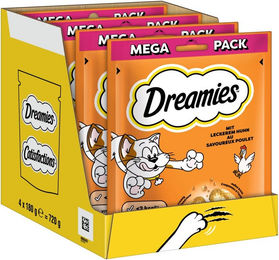 Dreamies DREAMIES™ Huhn 4 x 180g, Snack für: Katze – Bild 1 von 5
