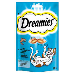 Produktbild von Dreamies Katzensnack mit Lachs - 6 x 60 g