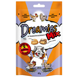 Produktbild von Dreamies Katzensnack Mix mit Huhn und Ente - 6 x 60 g