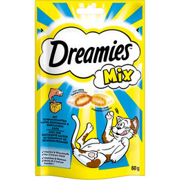 Produktbild von Dreamies Katzensnack Mix mit Lachs und Käse - 6 x 60 g