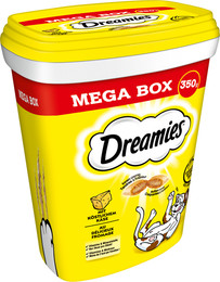 Produktbild von Dreamies Katzensnacks Mega Box Käse - 3 x 350 g