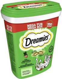 Dreamies Katzensnacks Mega Box Katzenminze - 2 x 350 g – Bild 1 von 3