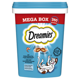 Produktbild von Dreamies Katzensnacks Mega Box Lachs - 350 g