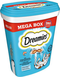 Produktbild von Dreamies Katzensnacks Mega Box Lachs - 4 x 350 g