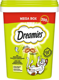 Produktbild von Dreamies Katzensnacks Mega Box Thunfisch - 4 x 350 g
