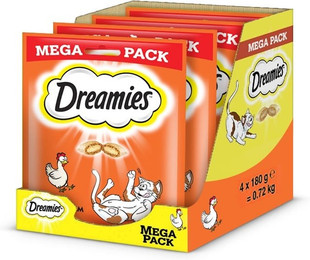 Produktbild von Dreamies Klassiker Katzensnacks mit Huhn - 4 x 180 g