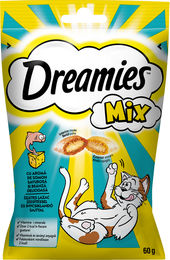 Produktbild von Dreamies Lachs und Käse Katzen-Snack - 60 g
