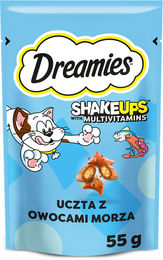 Produktbild von DREAMIES ShakeUps Multivitamins Seafood Festival Katzenleckerli - 55 g