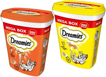 Produktbild von Dreamies Tub Mixpaket - 2 x 350 g