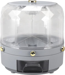 Produktbild von Drehbare Getreidelagerbox 6 Fächer 6 kg 360 Grad drehbarer Reisspender für Reis Bohnen Getreide L grau