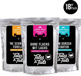 Produktbild von Dreierlei Fisch - Probierpaket Nassfutter für Hunde aus 100% Fisch