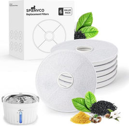 Produktbild von Drenice Trinkbrunnen 6 PCS Katzenbrunnen Filter,