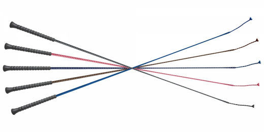 Produktbild von Dressurgerte FL ECO - 50 Paket Nylongespinst, Rubber Griff