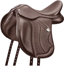 Produktbild von Dressursattel für Pferde Bates Wide All Purpose+