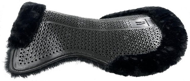 Produktbild von Dressursattelgurt mit Fell für Pferde Horsena Regular