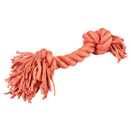 Duvo+ Baumwollseil mit 2 Knoten rot – Bild 1 von 2